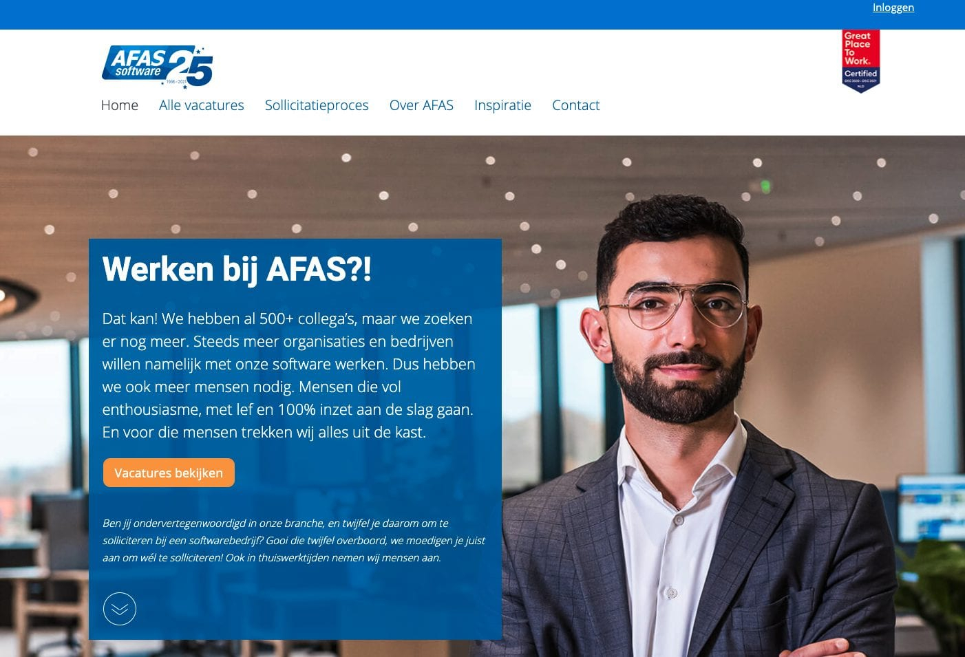 Is werk ‘gewoon’ werk bij Afas?